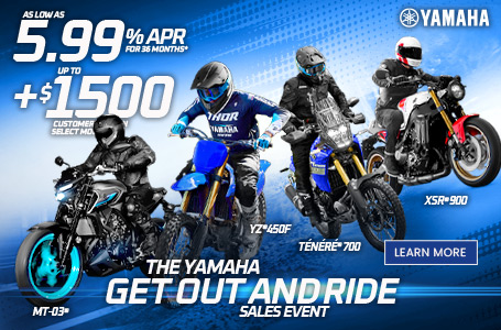 Yamaha’s Get Out and Ride Savings Event