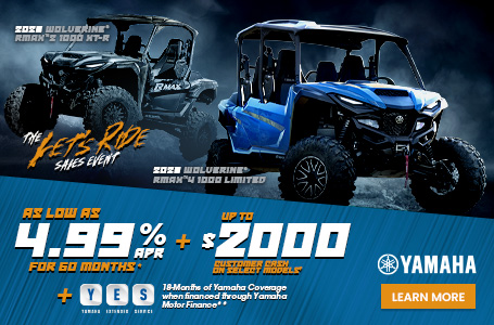 Yamaha’s Lets Ride Sales Event