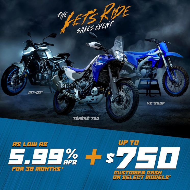 Yamaha’s Let’s Ride Sales Event